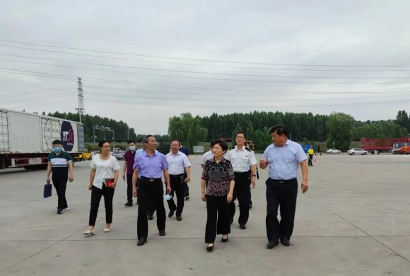 德州市副市長張桂愛一行深入金茂源物流園區(qū)開展實地調研