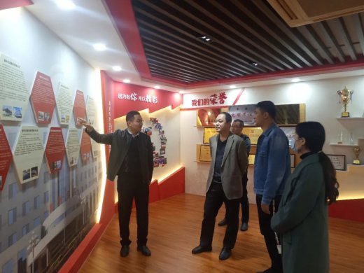 市總工會(huì)宣教部來集團(tuán)參觀黨建文化陣地